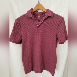 H&M slim fit men's medium cotton polo size medium